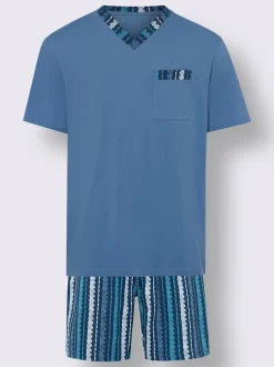 Pyjama court jersey fin
