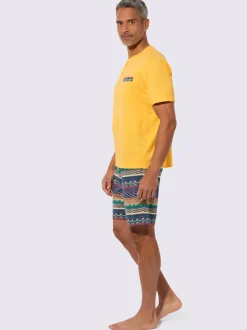 Pyjama court jersey fin