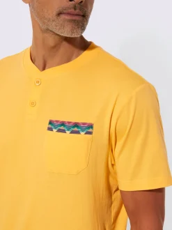 Pyjama court jersey fin
