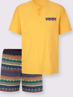 Pyjama court jersey fin