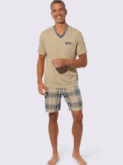 Pyjama court jersey fin