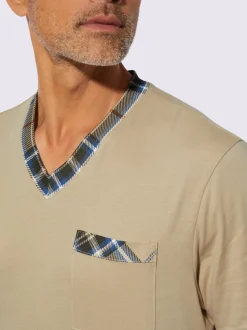Pyjama court jersey fin