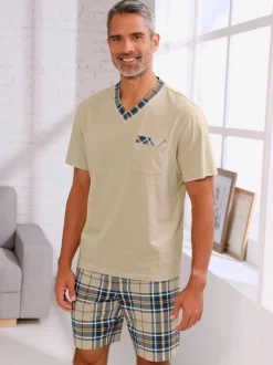 Pyjama court jersey fin