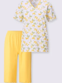Pyjama court jersey fin