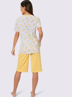 Pyjama court jersey fin