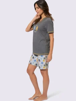 Pyjama court jersey fin