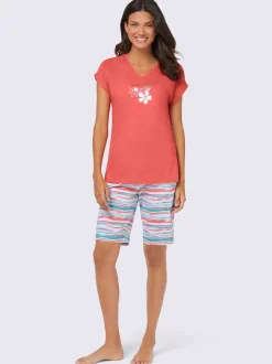 Pyjama court jersey fin
