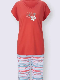 Pyjama court jersey fin