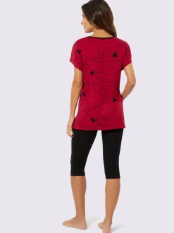 Pyjama court jersey fin