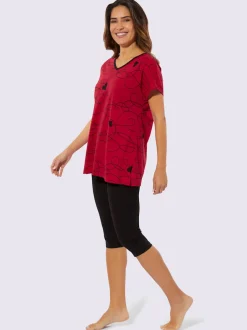 Pyjama court jersey fin