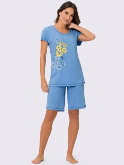 Pyjama court jersey fin