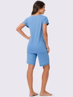 Pyjama court jersey fin