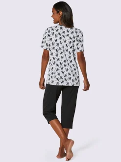 Pyjama court jersey fin