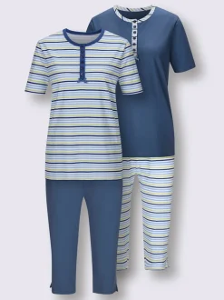Pyjama court jersey fin