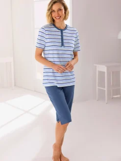Pyjama court jersey fin