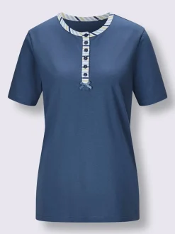 Pyjama court jersey fin