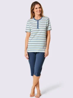 Pyjama court jersey fin