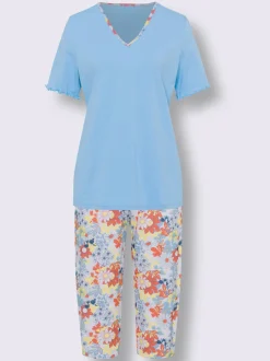 Pyjama court jersey fin