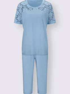Pyjama court jersey fin
