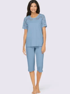 Pyjama court jersey fin