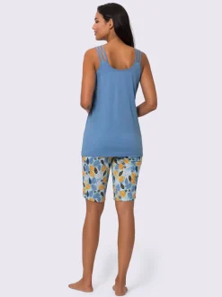 Pyjama court jersey fin