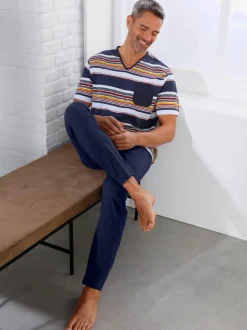 Pyjama-pantalon jersey fin
