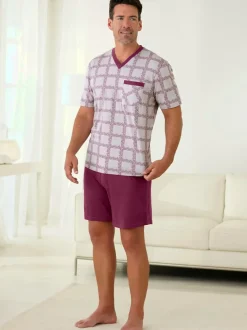 Pyjamas courts jersey fin