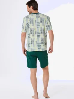 Pyjamas courts jersey fin
