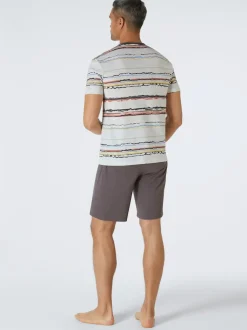 Pyjamas courts jersey fin
