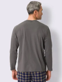 Pyjama-t-shirt jersey fin