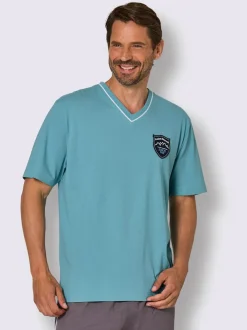 Pyjama-t-shirt jersey fin