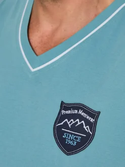 Pyjama-t-shirt jersey fin