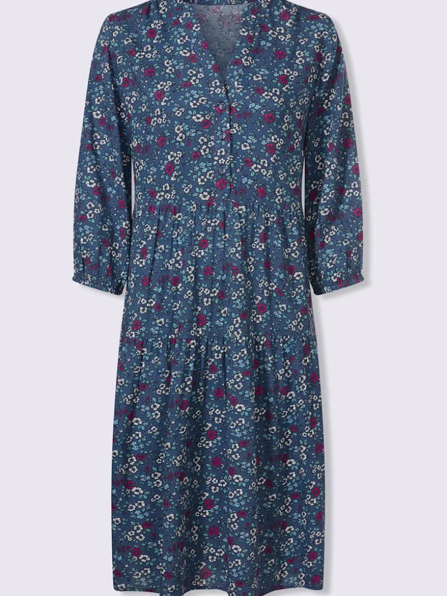 Robe à effet étagé 100% viscose