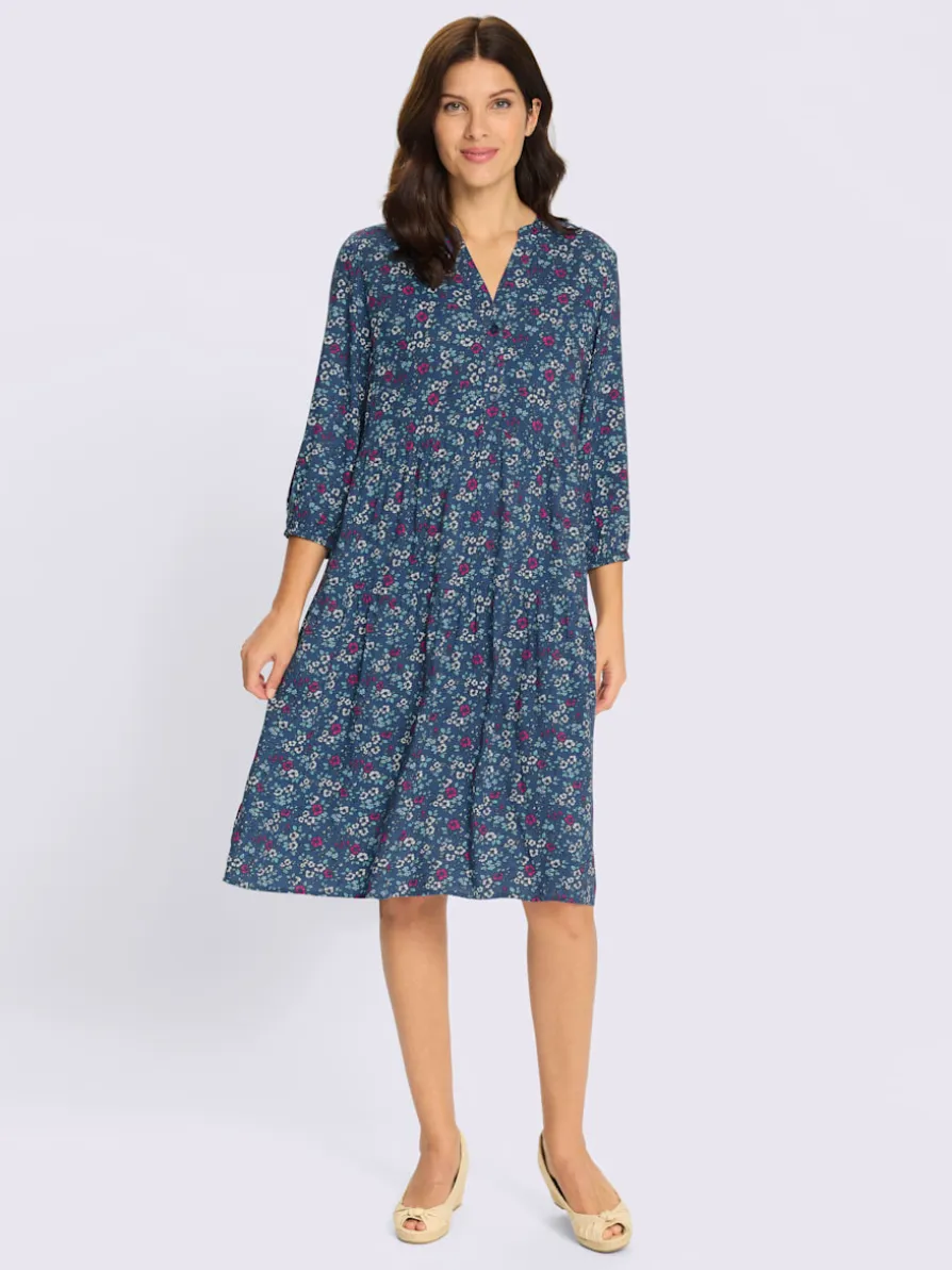 Robe à effet étagé 100% viscose