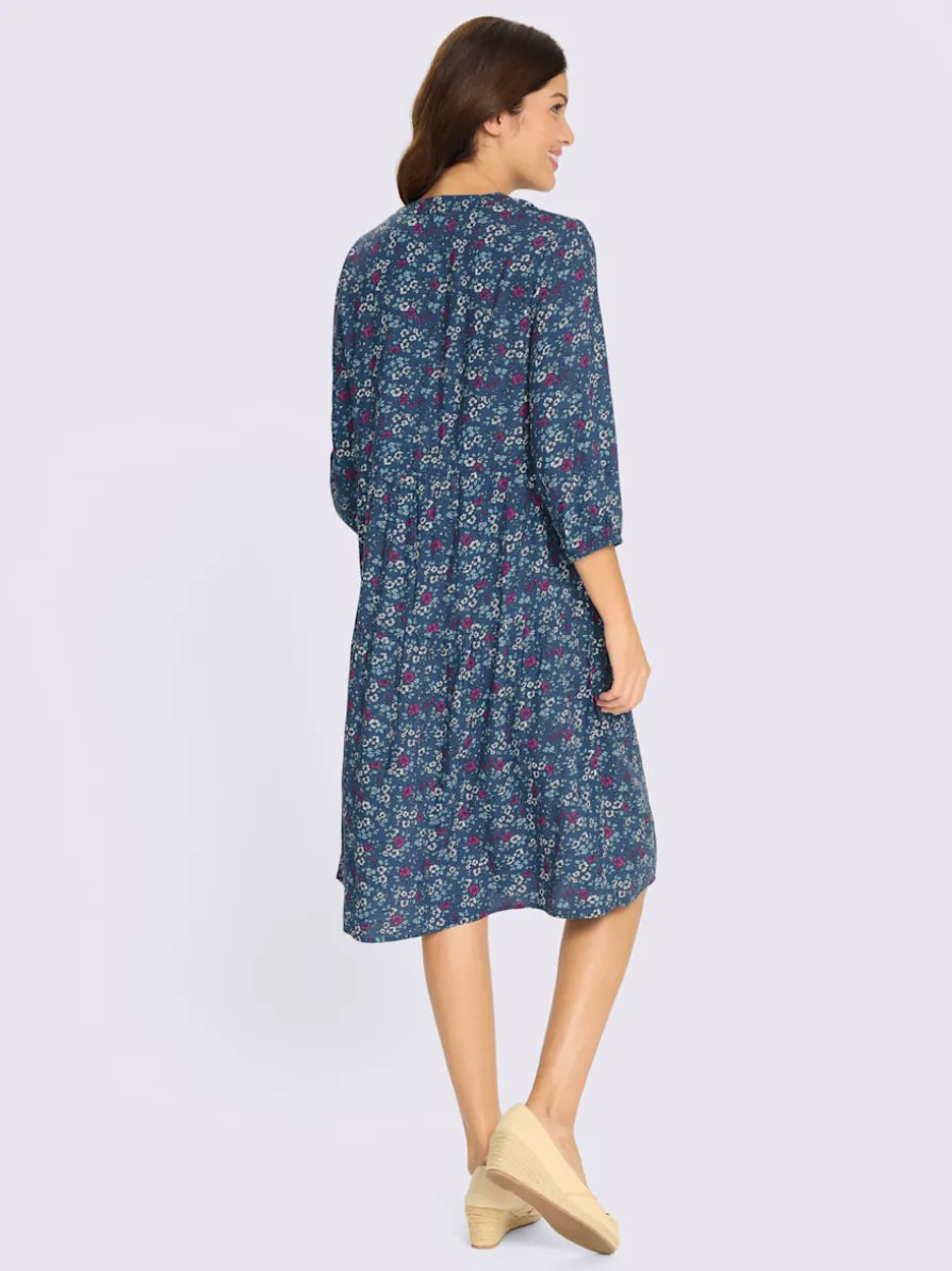 Robe à effet étagé 100% viscose