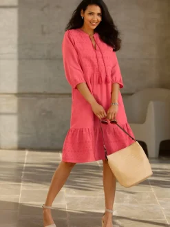 Robe en coton qualité tissée