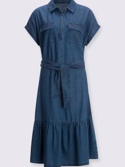 Robe en jean qualité tissée