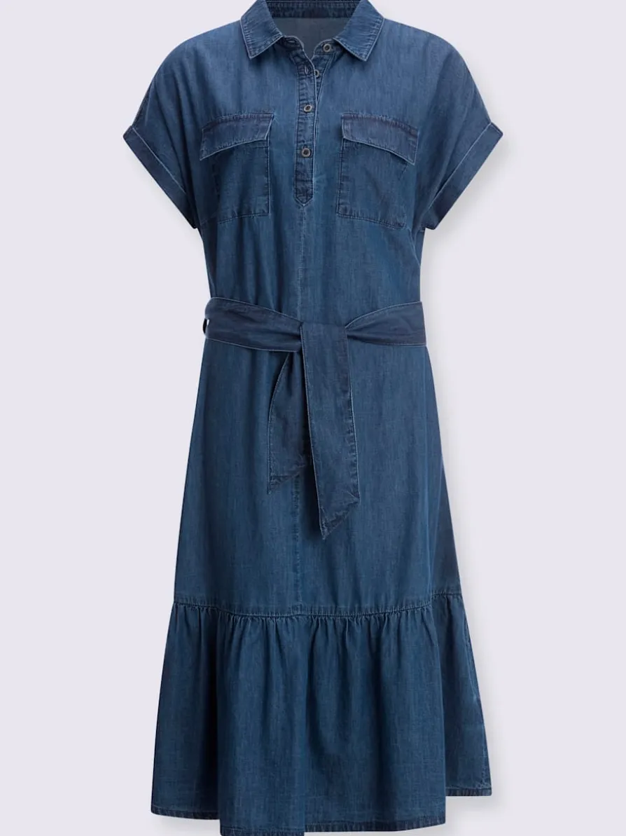 Robe en jean qualité tissée
