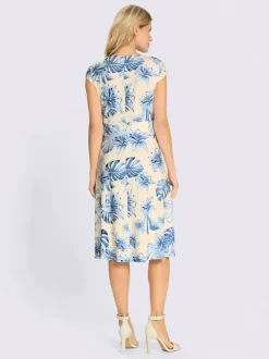 Robe en jersey ceinture à nouer