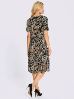 Robe en jersey coutures princesse structurantes