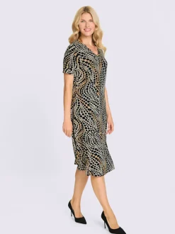 Robe en jersey coutures princesse structurantes