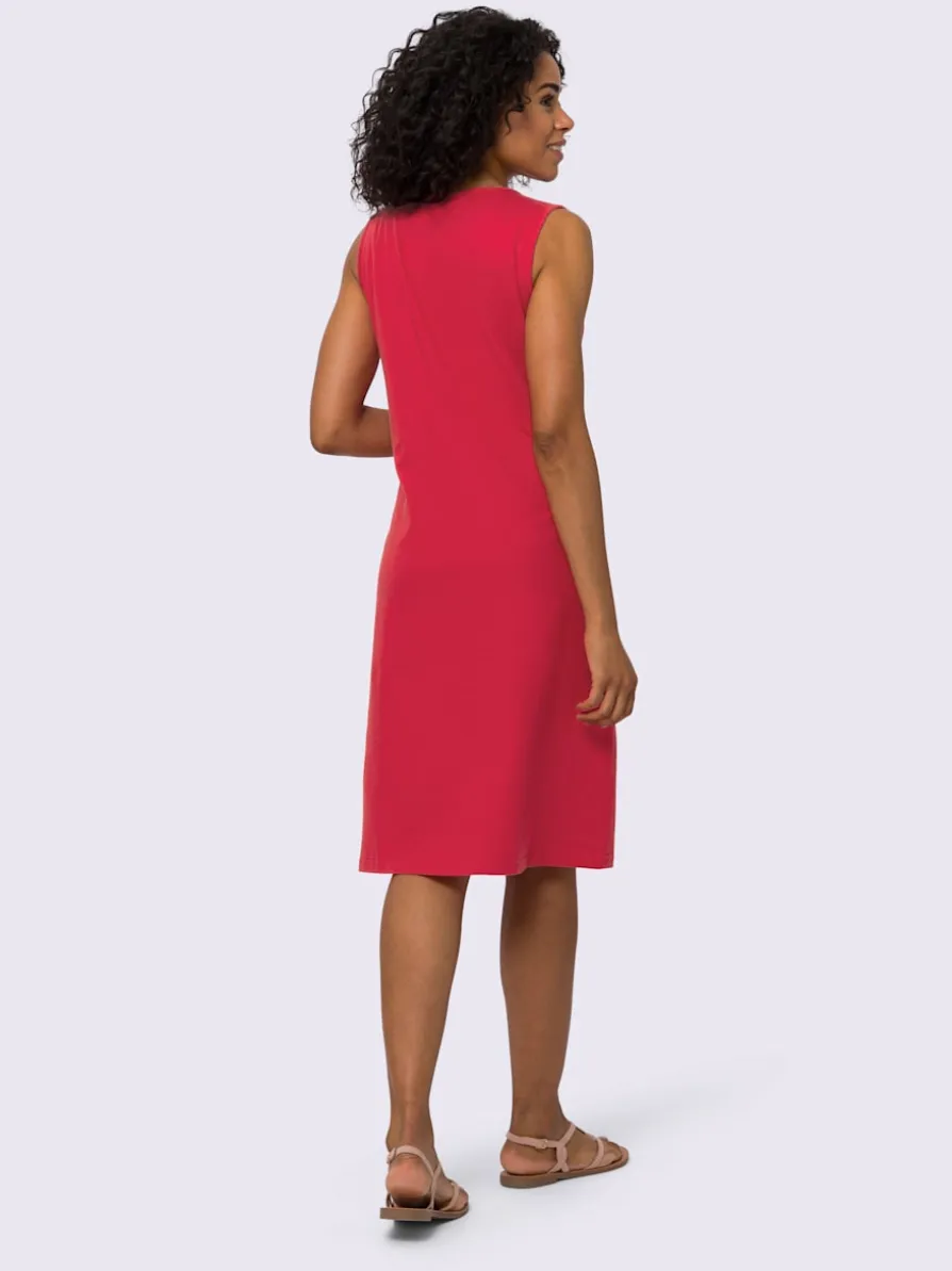 Robe en jersey découpes en forme de larme