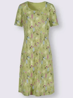 Robe en jersey joli motif floral