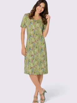 Robe en jersey joli motif floral
