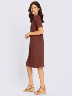 Robe en jersey viscose douce et fluide
