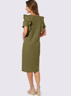 Robe en jersey volants tendance