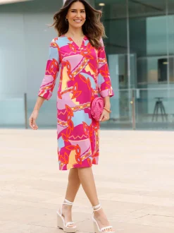 Robe imprimée qualité tissée