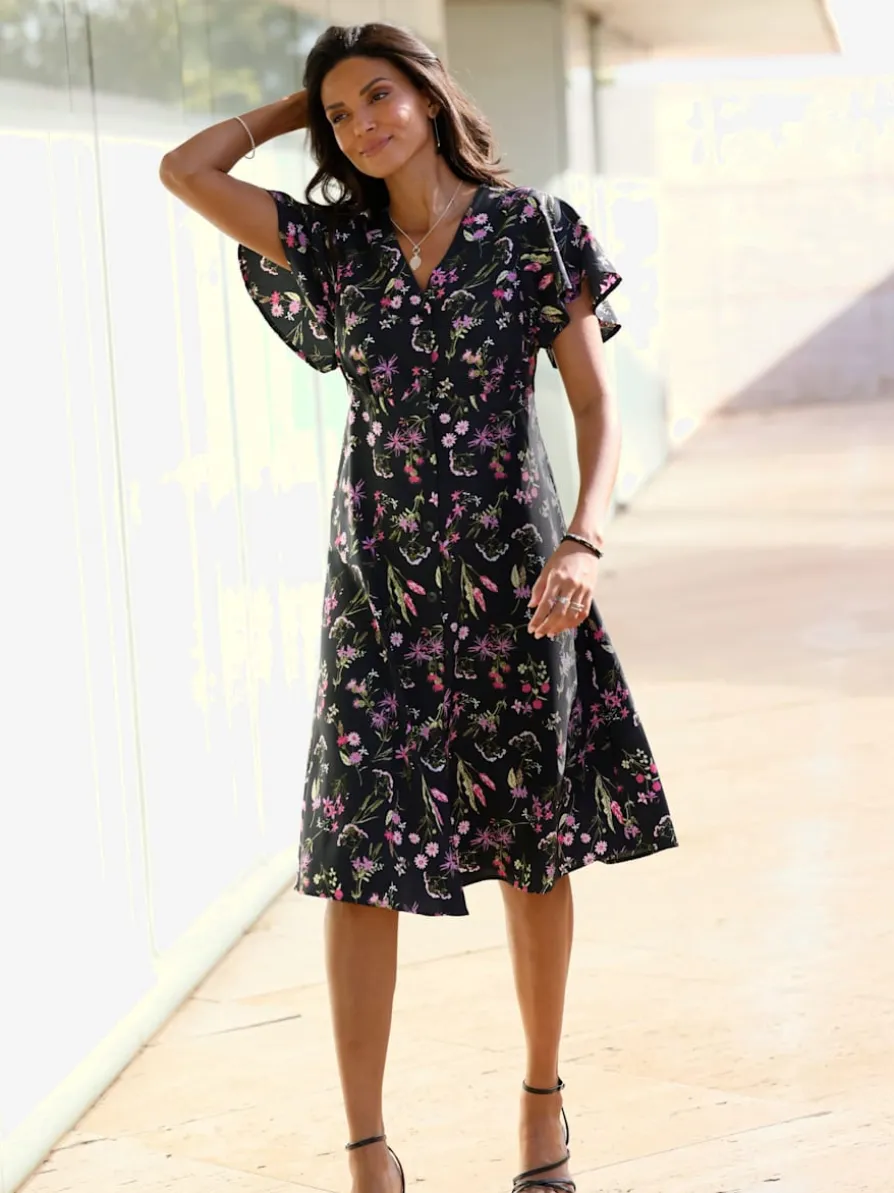 Robe imprimée qualité tissée