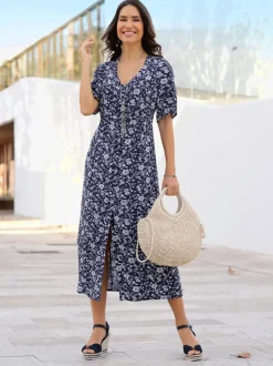 Robe imprimée qualité tissée