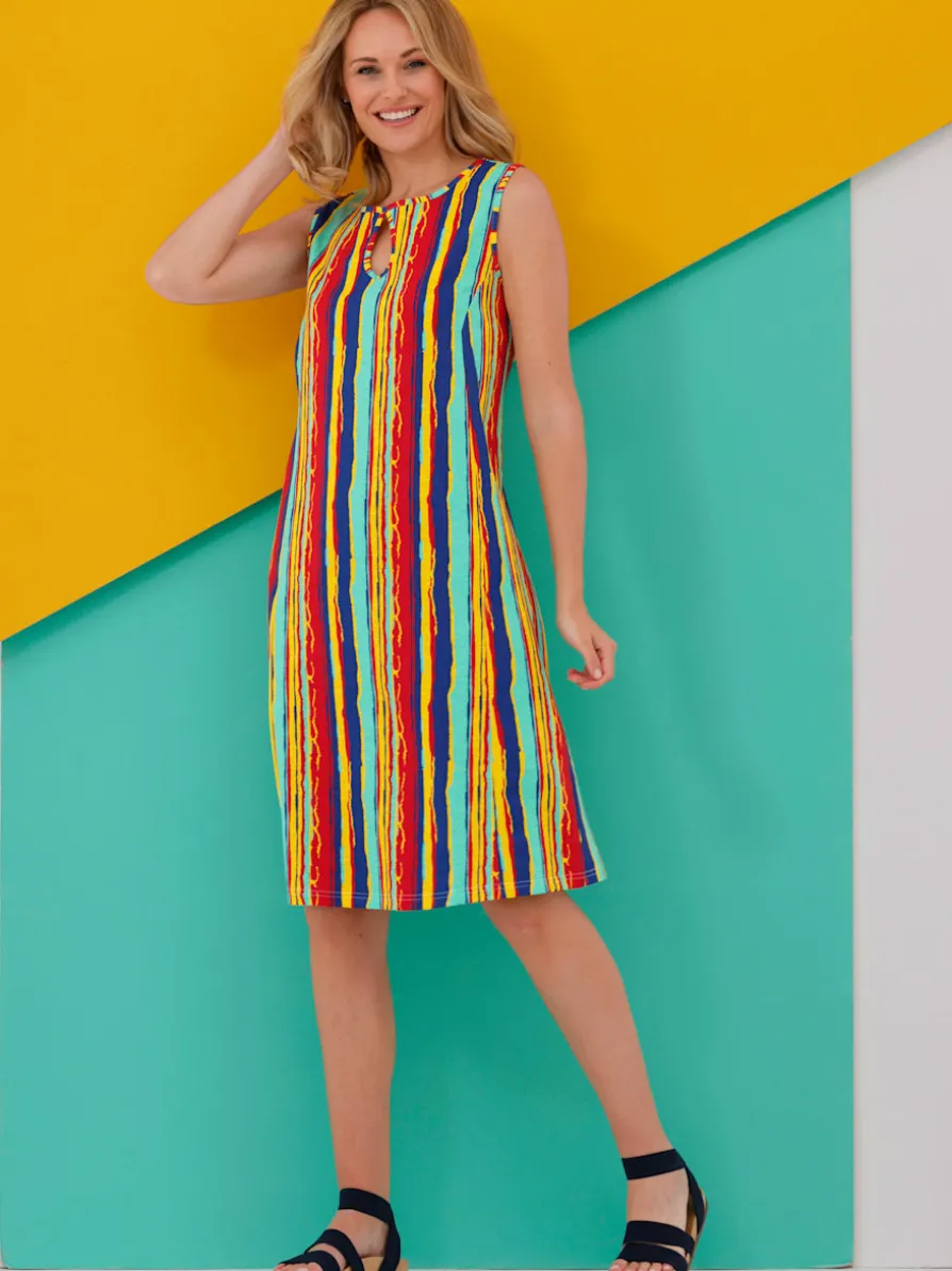Robe légère découpes en forme de larme